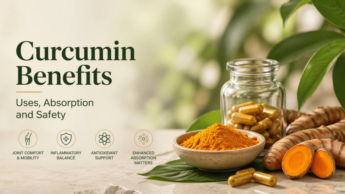 Curcumin Benefits: Uses, Absorption and Safety