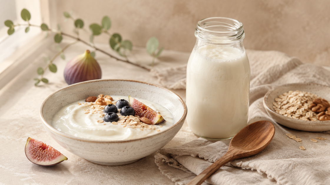 Fermented Dairy and Gut Health: Kefir, Yoghurt and Ayran