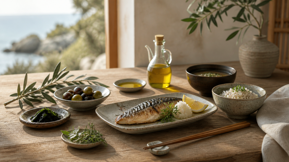 Mediterranean-Asian Eating for Everyday Wellness
