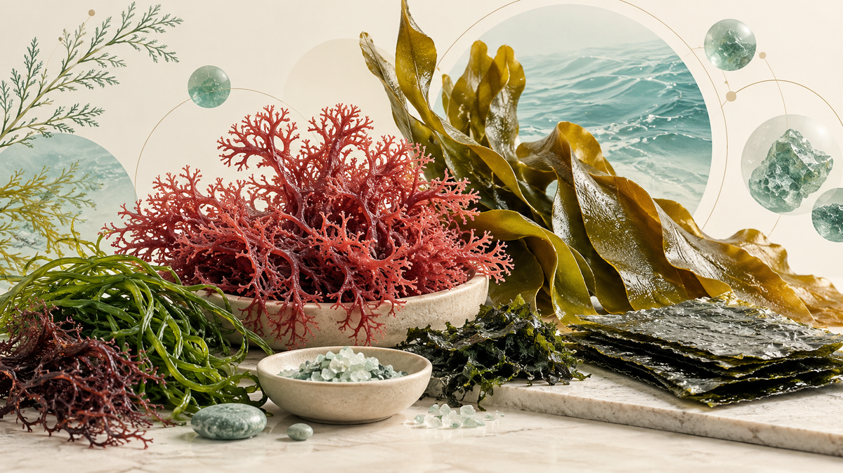 Marine Seaweed in Nutrition: Iodine, Trace Minerals & the Science Behind Sea Moss