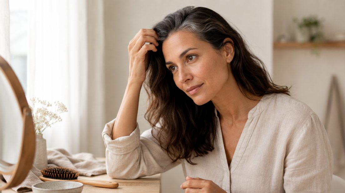 Premature Greying: Causes, Nutrients & Hair Support