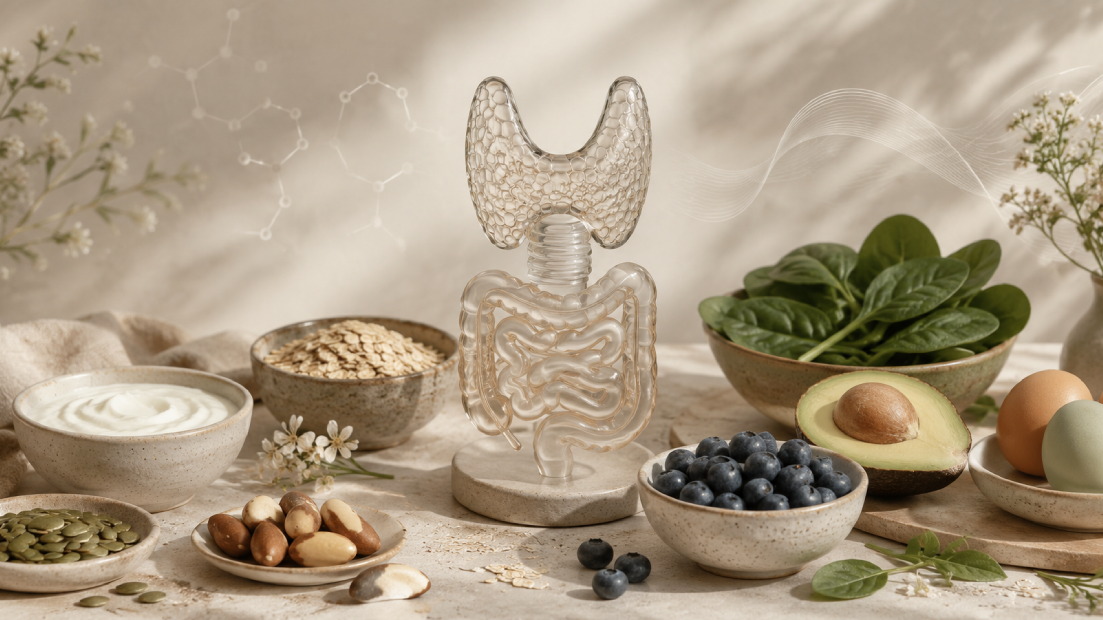 The Gut–Thyroid–Hormone Link: What Diet and Nutrients Can Do