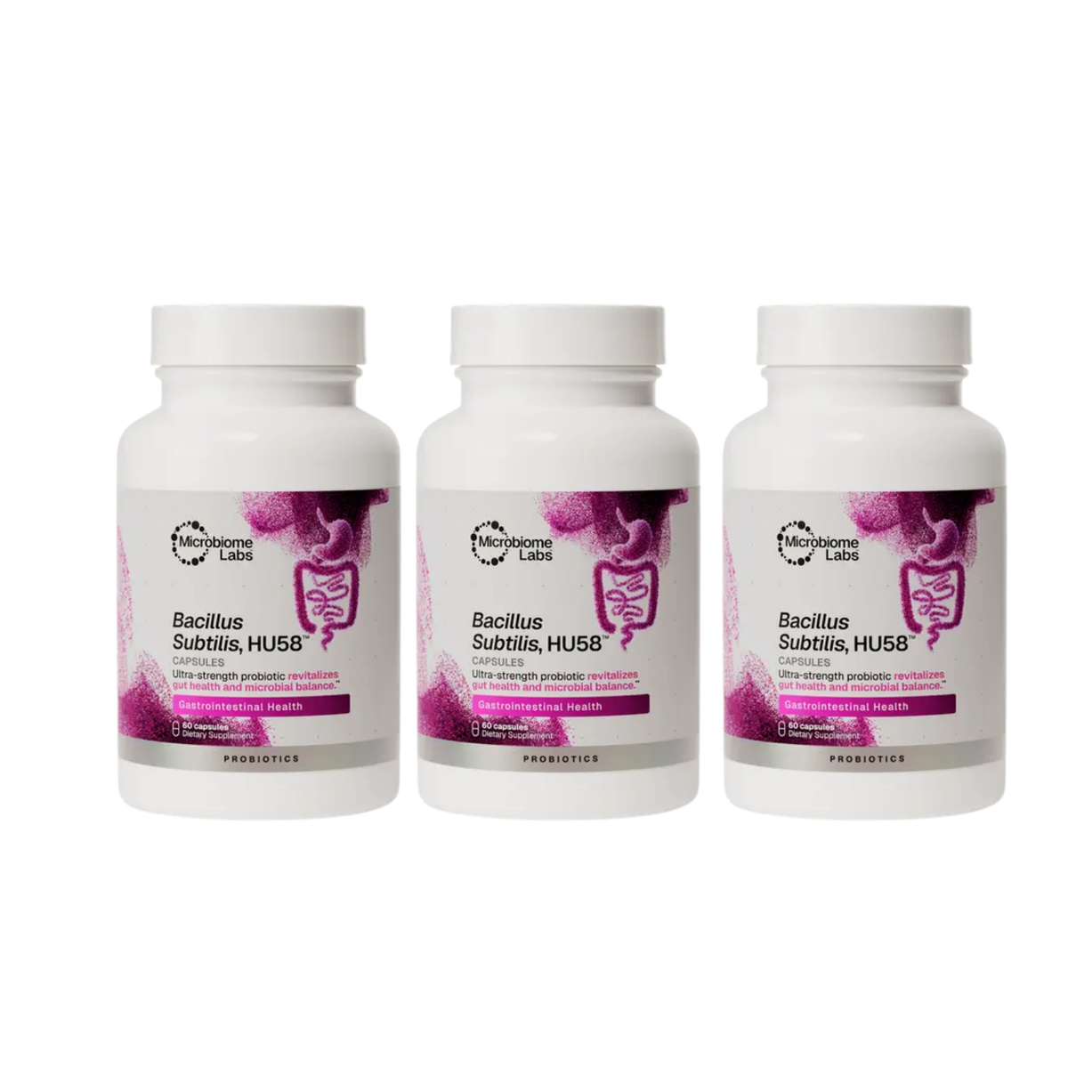 Bacillus subtilis, HU58™ 60 capsules