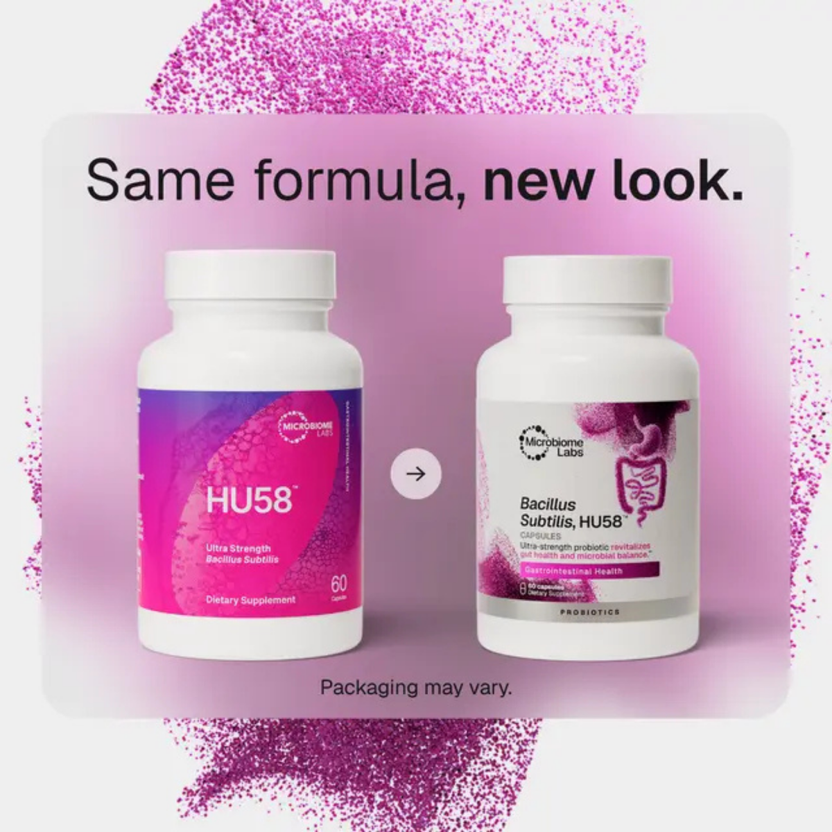 Bacillus subtilis, HU58™ 60 capsules