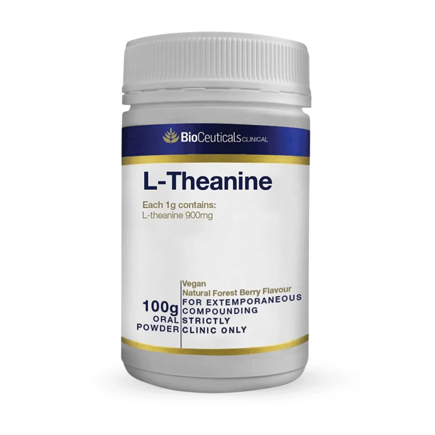 BioCeuticals Clinical L-Theanine 100 g Forest Berry