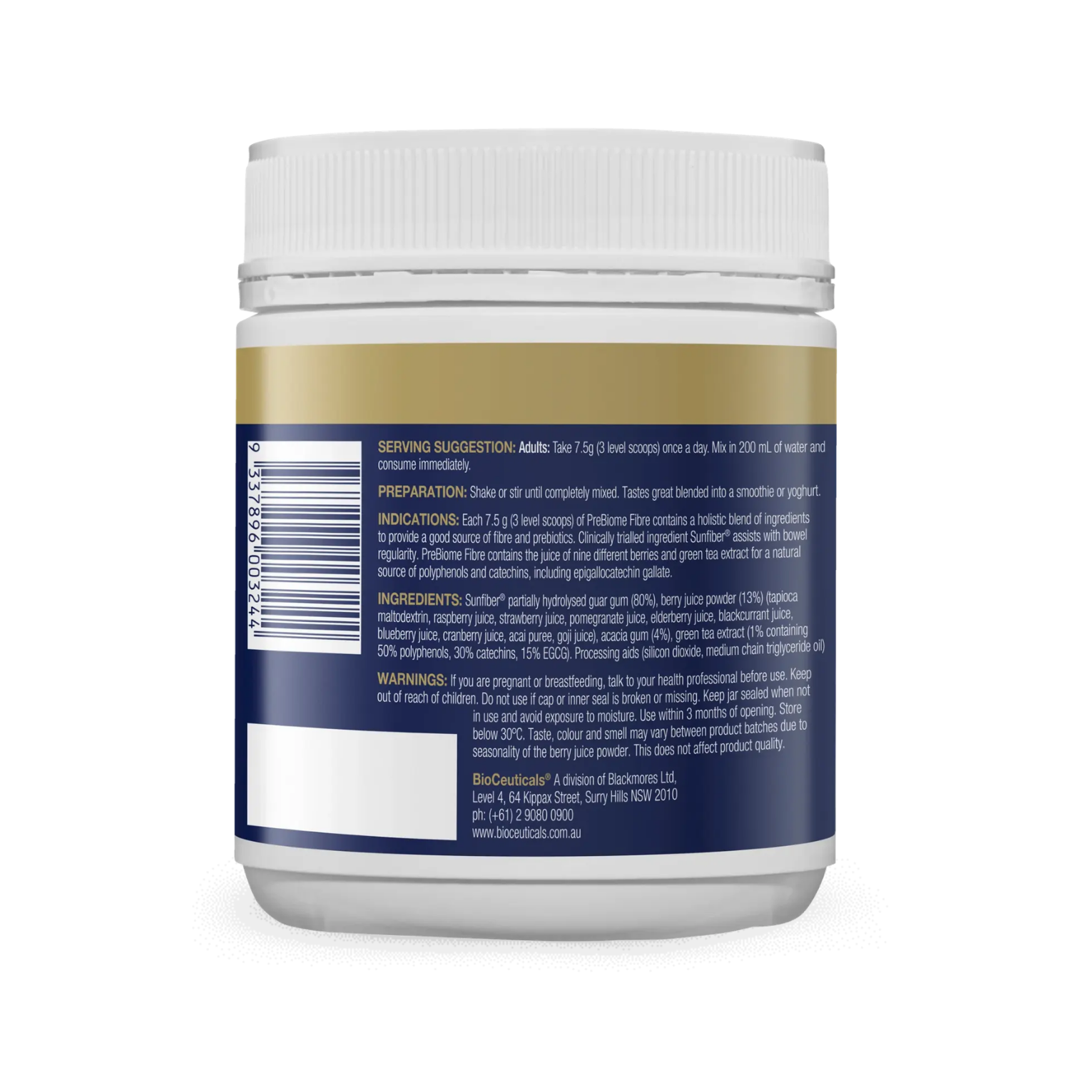 BioCeuticals PreBiome Fibre