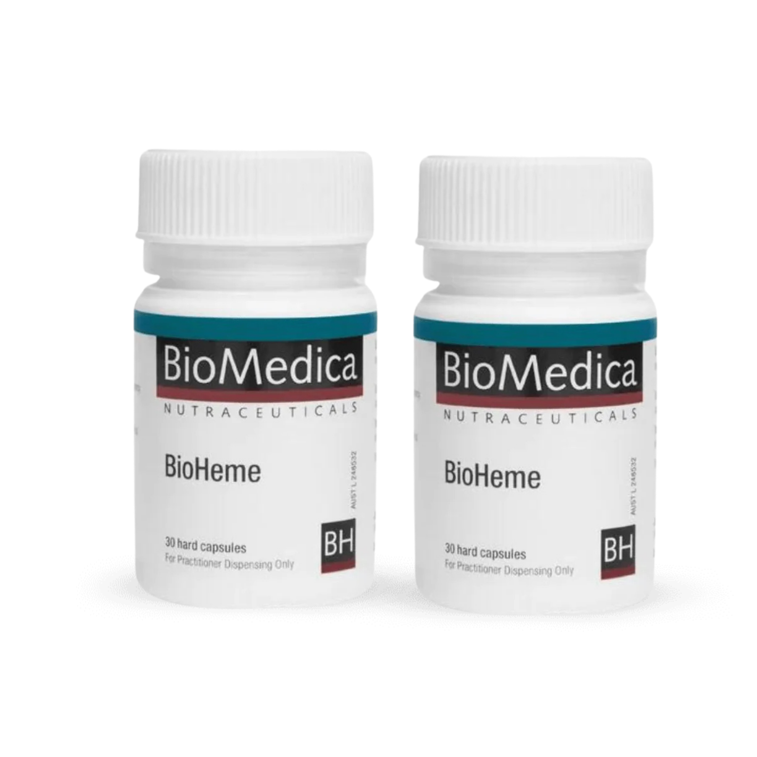 BioHeme vegetable capsules twin pack