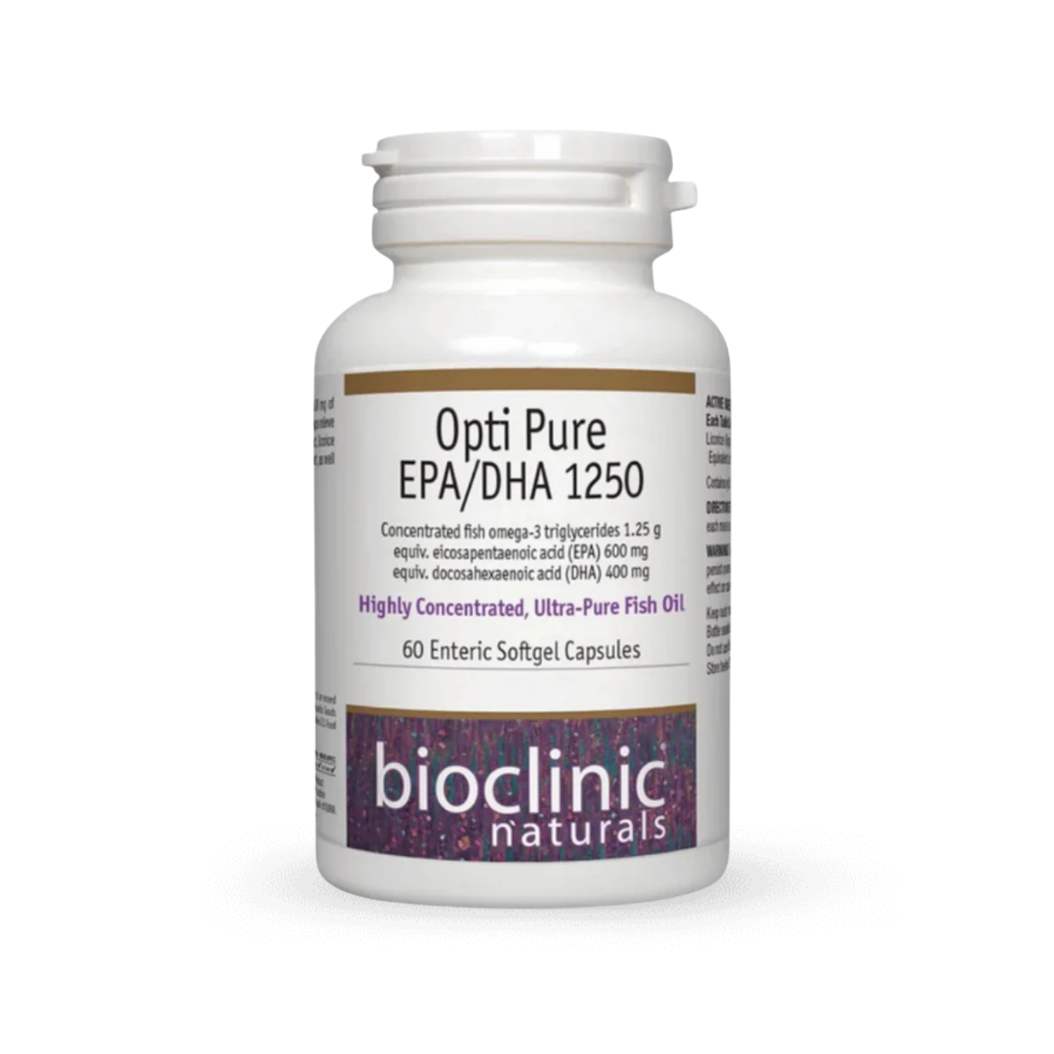 Bioclinic Naturals Opti Pure EPA/DHA 1250
