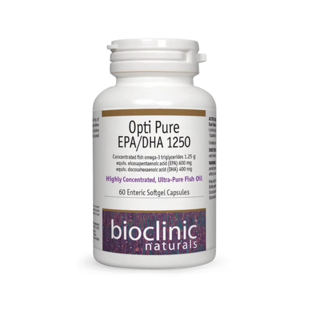 Bioclinic Naturals Opti Pure EPA/DHA 1250 60c