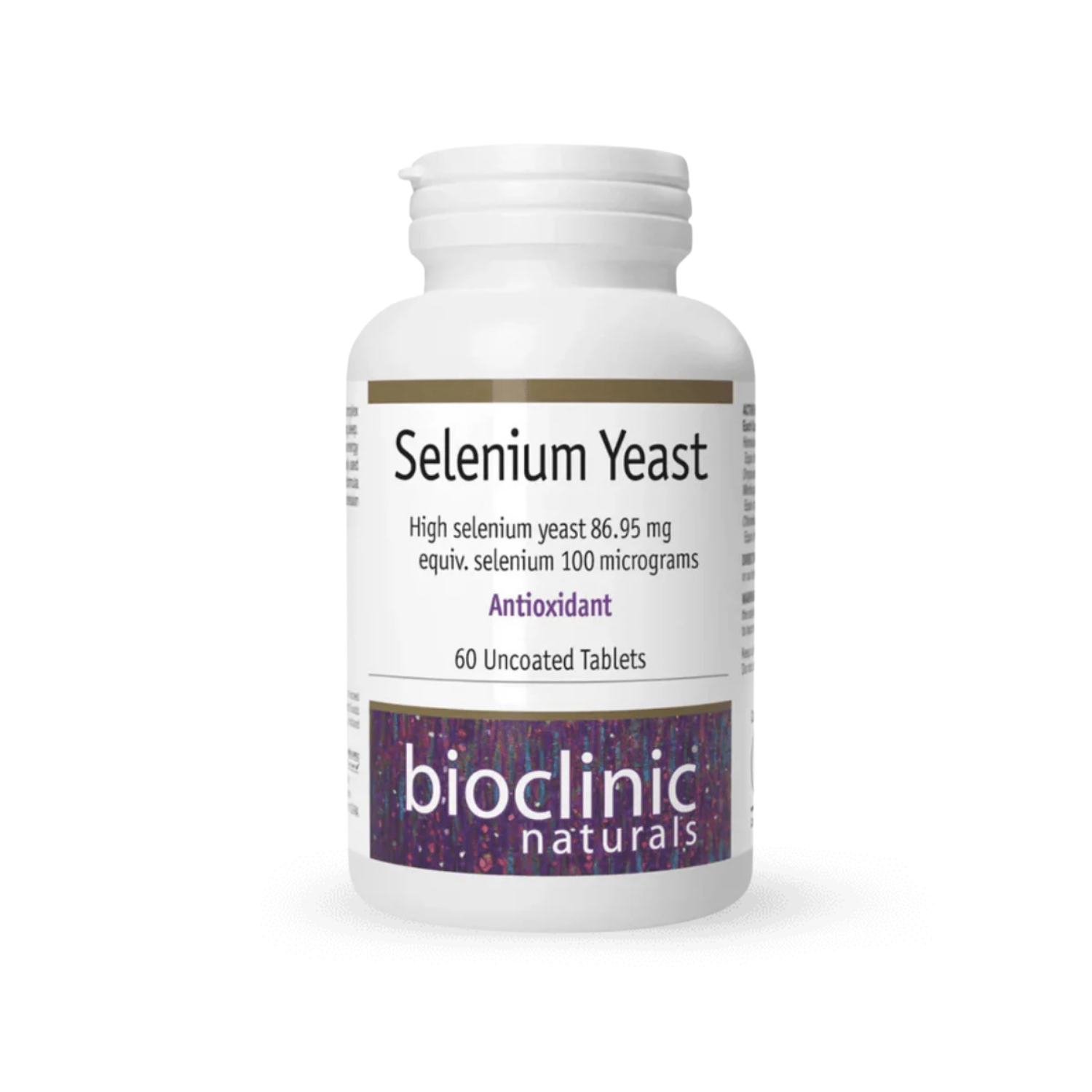 Bioclinic Naturals Selenium Yeast 60 Uncoated Tablets