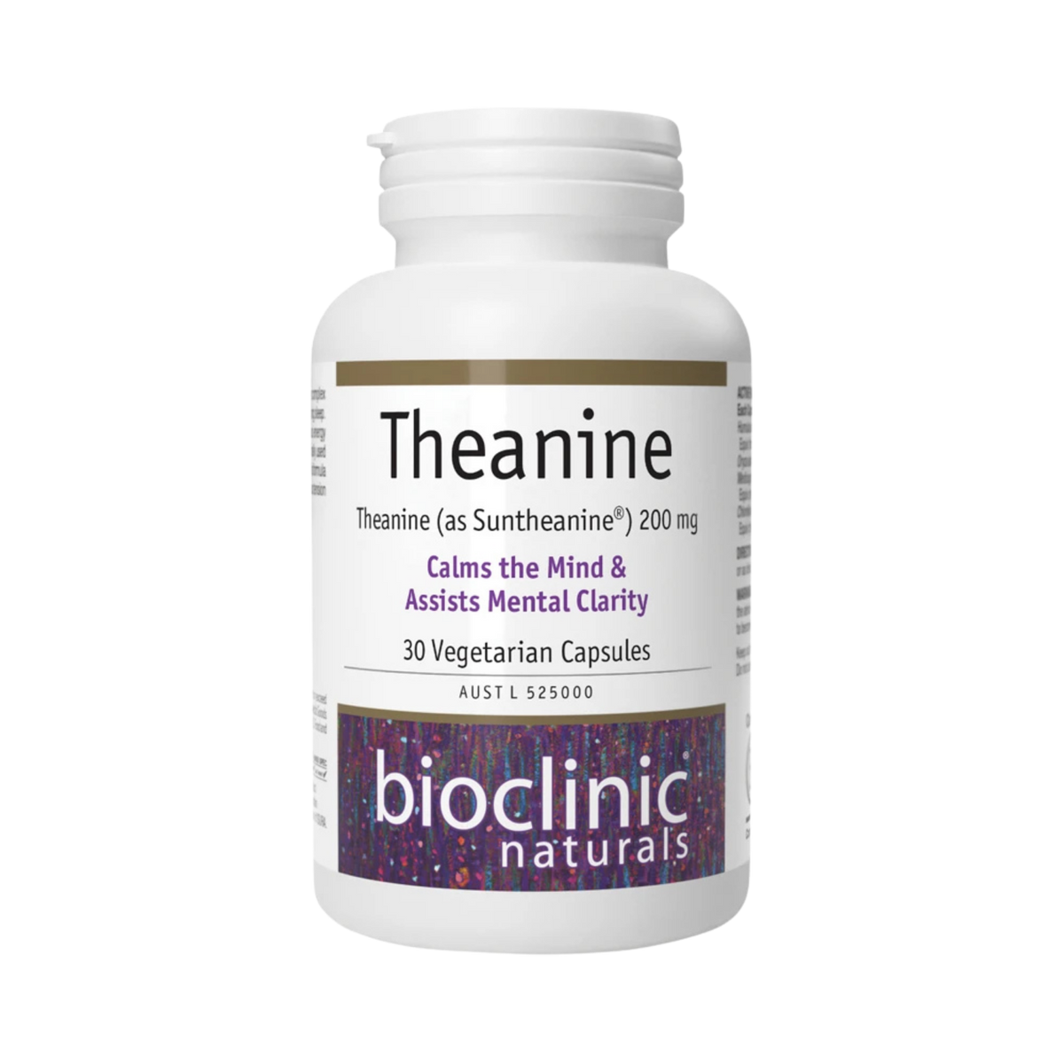 Bioclinic Naturals Theanine 200 mg