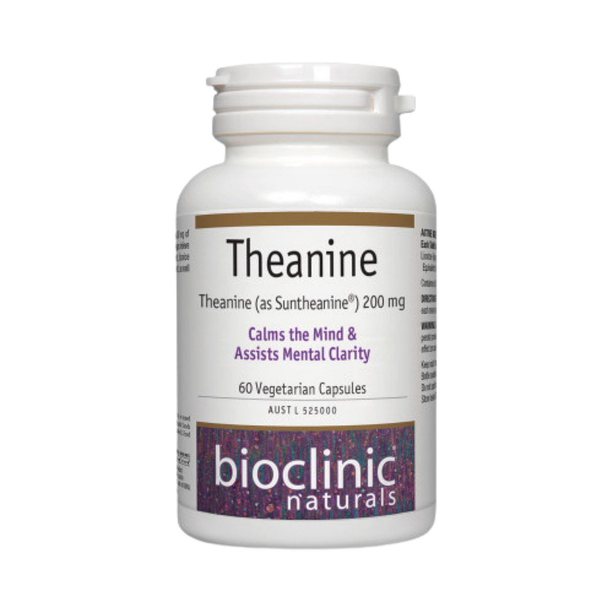 Bioclinic Naturals Theanine 200 mg