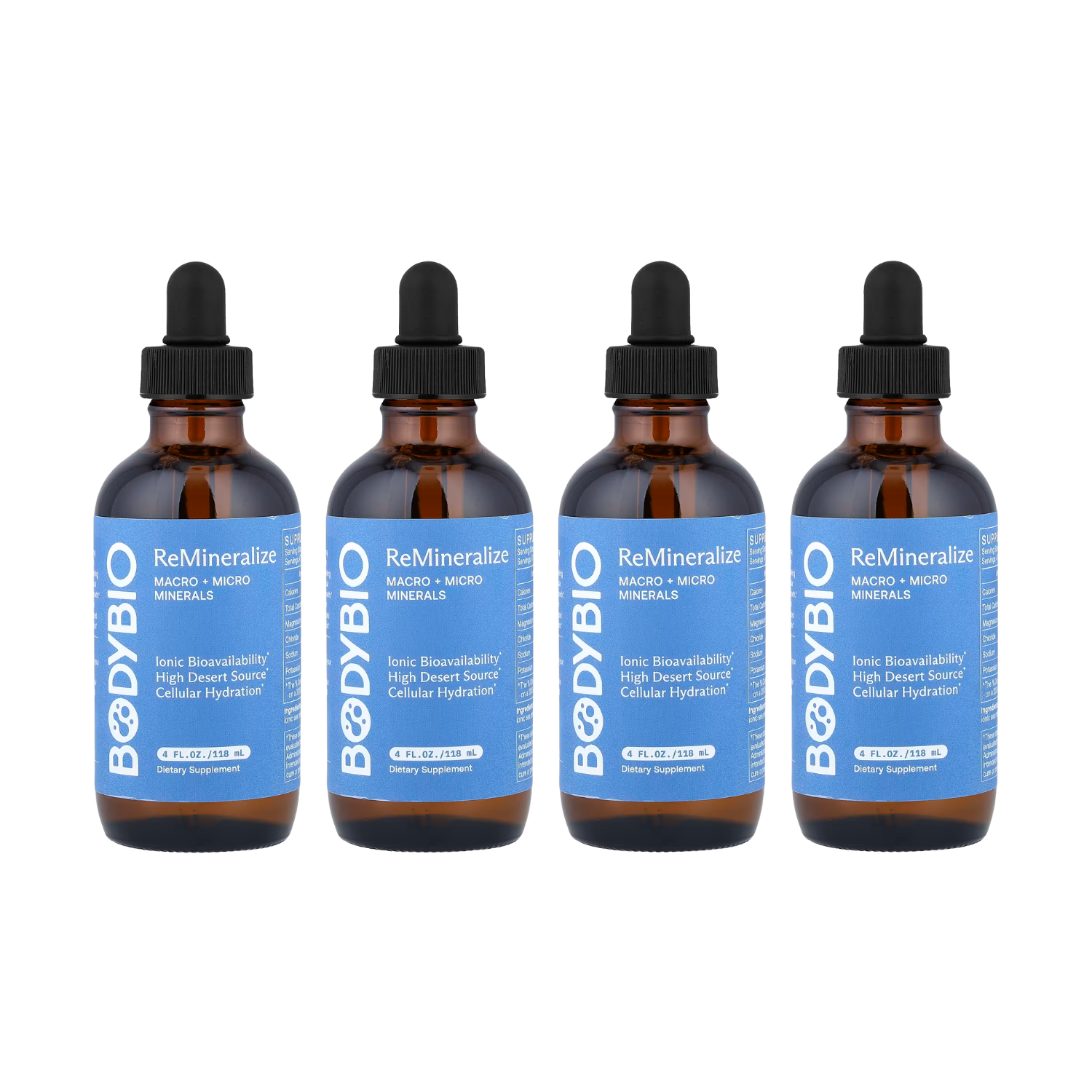 BodyBio ReMineralize 4 oz | 72+ Ionic Minerals