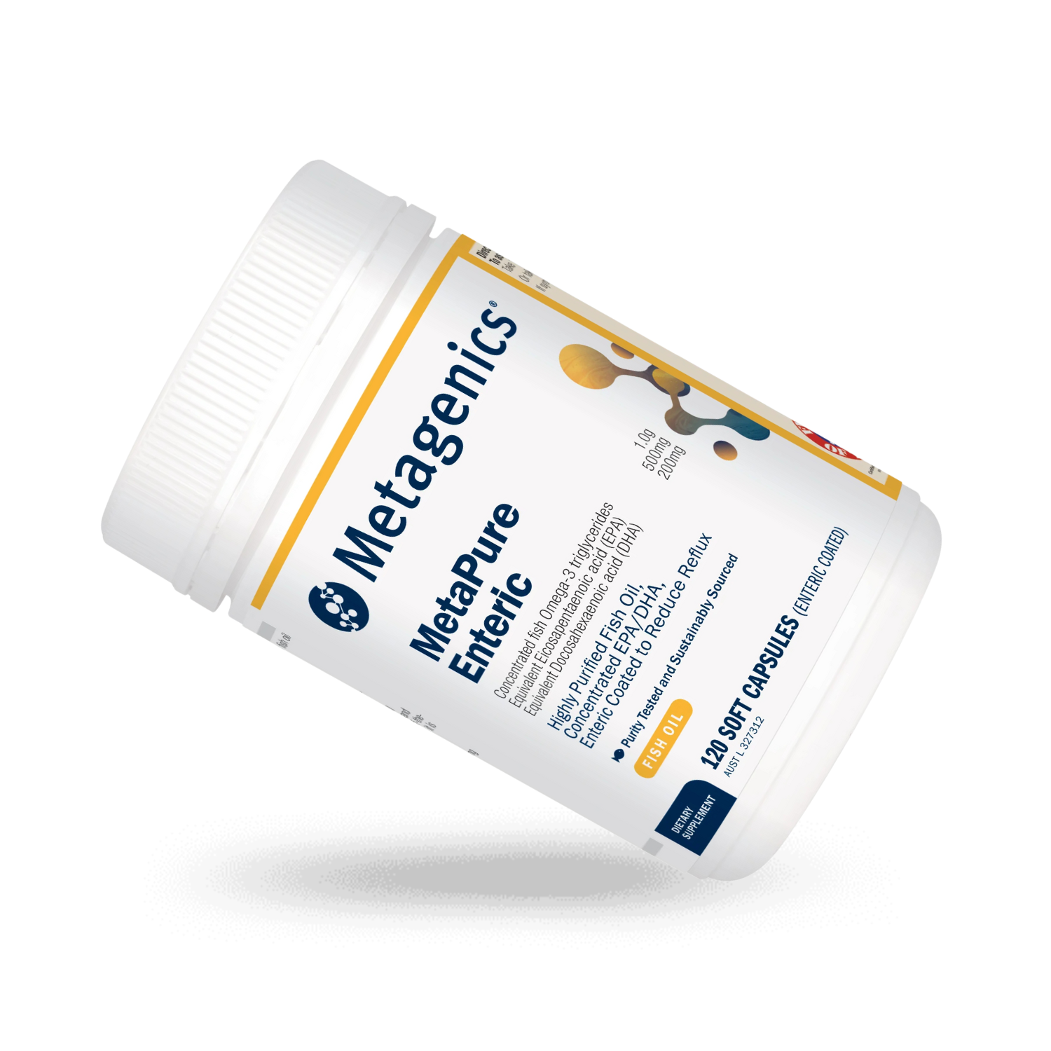 MetaPure Enteric 120 Soft Capsules
