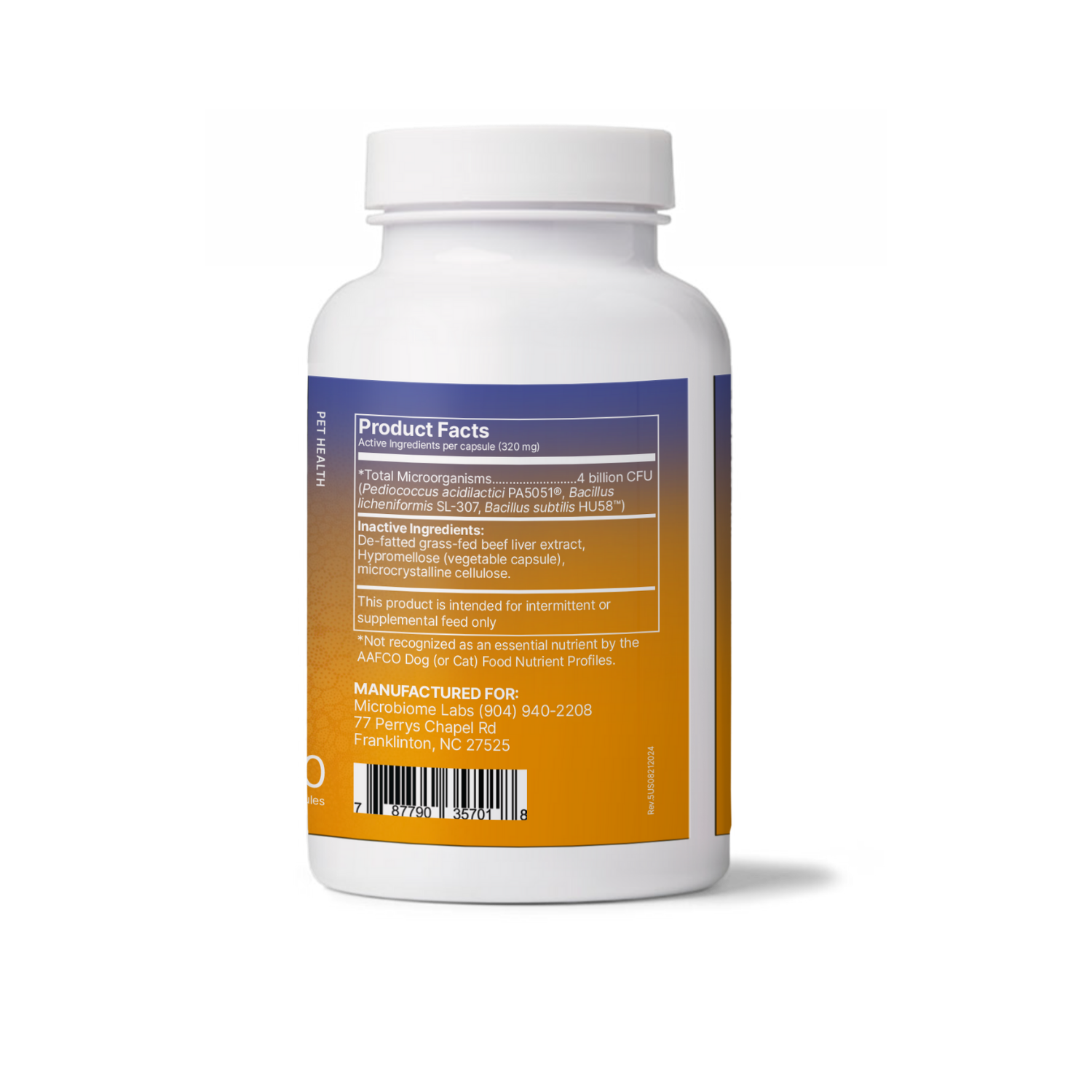 Microbiome Labs FidoSpore 30 Capsules