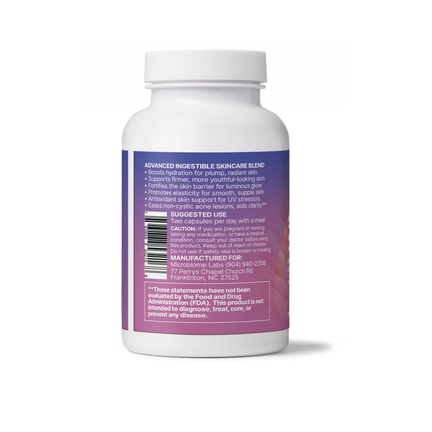 Microbiome Labs SereneSkin 60 Capsules