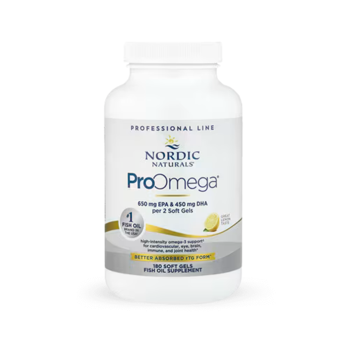 Nordic Naturals ProOmega 180 Softgel Lemon
