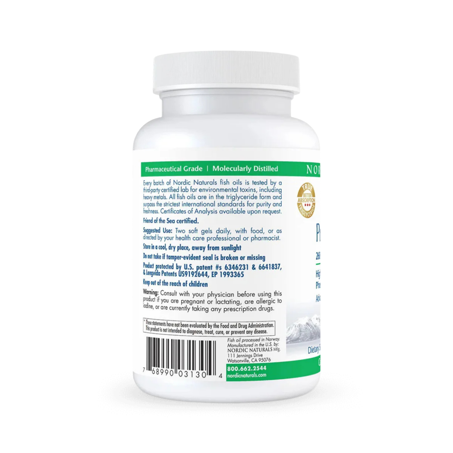 Nordic Pro Line ProDHA Memory 60 Softgel Unflavoured