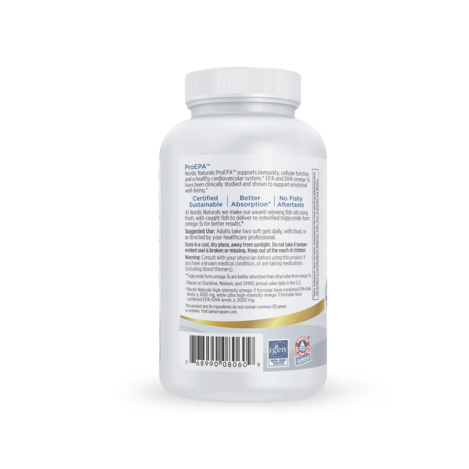 Nordic Pro Line Pro EPA 60 Softgel Lemon Flavour