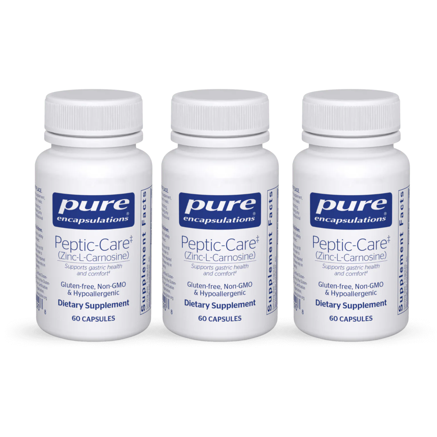 Peptic-Care (Zinc-L-Carnosine) 60 Capsules