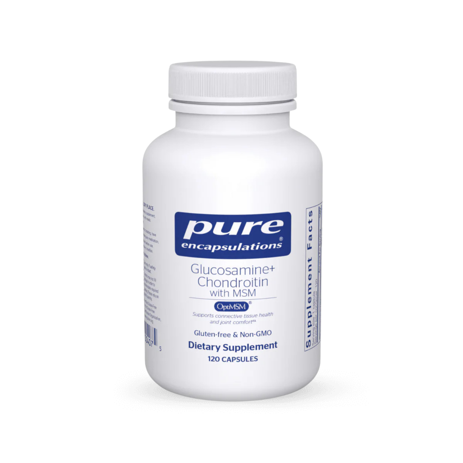 Pure Encapsulations Glucosamine Chondroitin with MSM 120 Capsules
