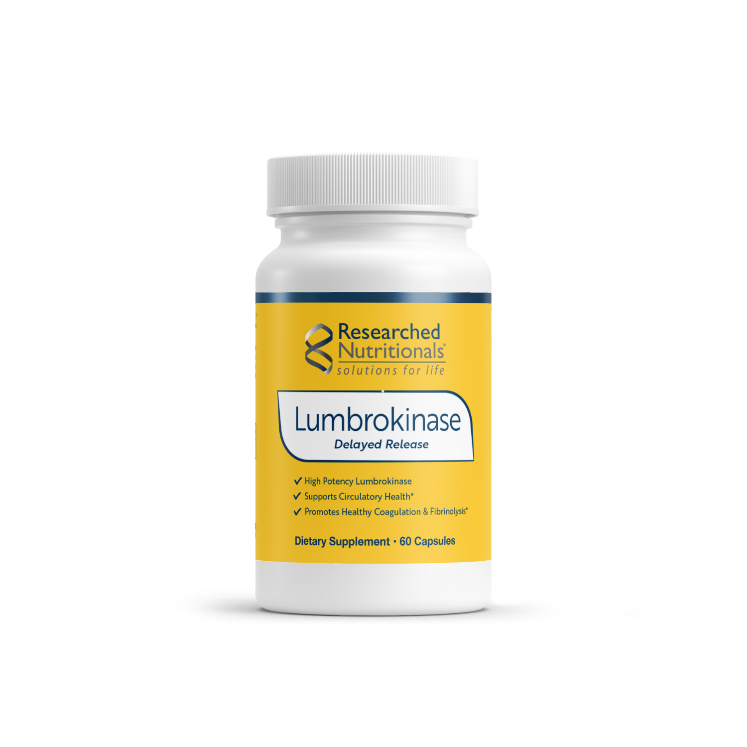 Researched Nutritionals Lumbrokinase 60 Capsules