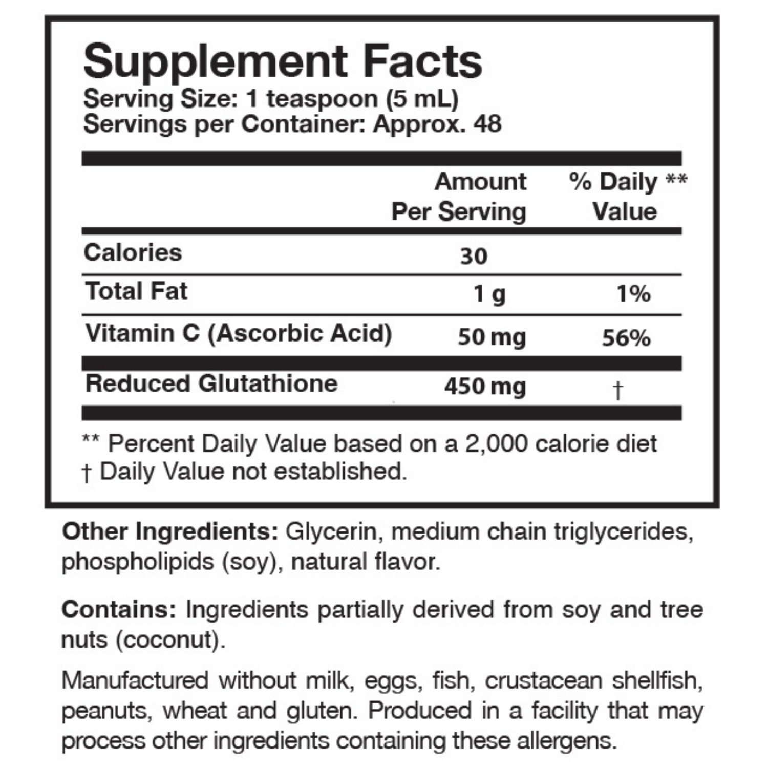 Researched Nutritionals Tri-Fortify® Liposomal Glutathione – Orange 236.6mL