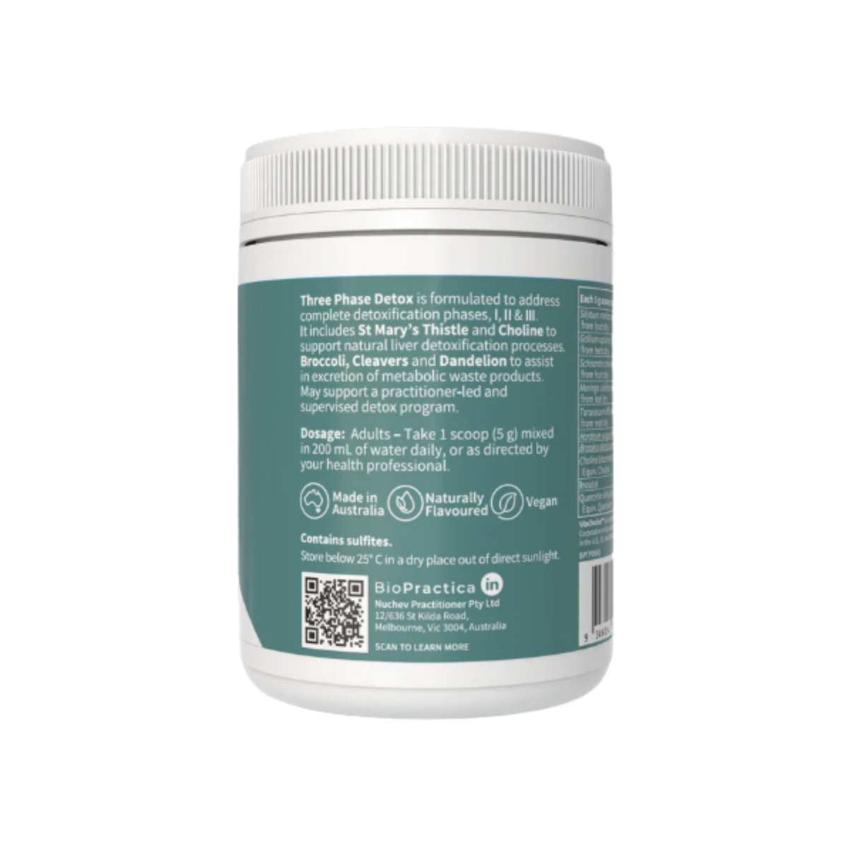 Three Phase DETOX 150g Oral Powder