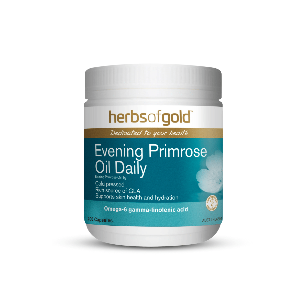 Herbs Of Gold Evening Primrose Oil Daily 200 Capsules