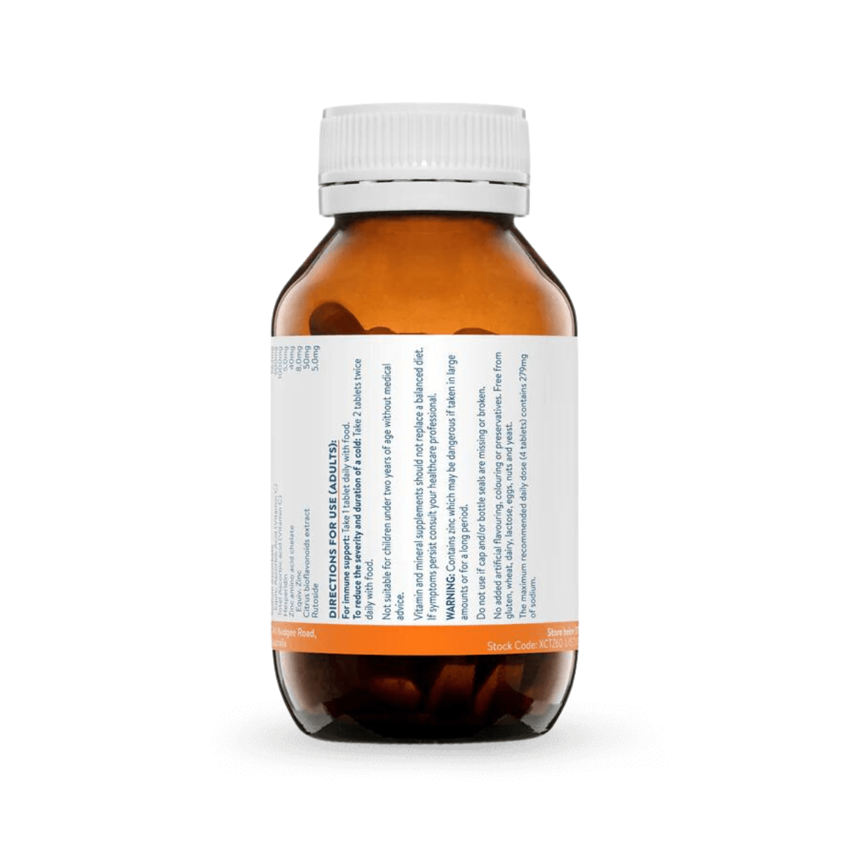 Ethical Nutrients Extra C Plus Zinc 60 Tablets