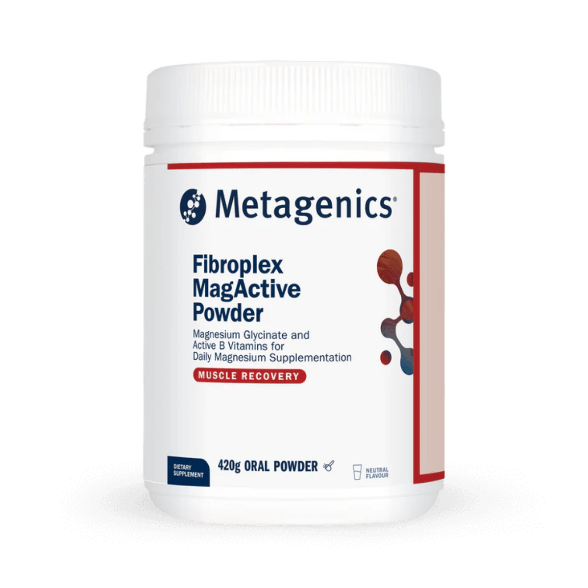 Metagenics Fibroplex MagActive Raspberry 420g