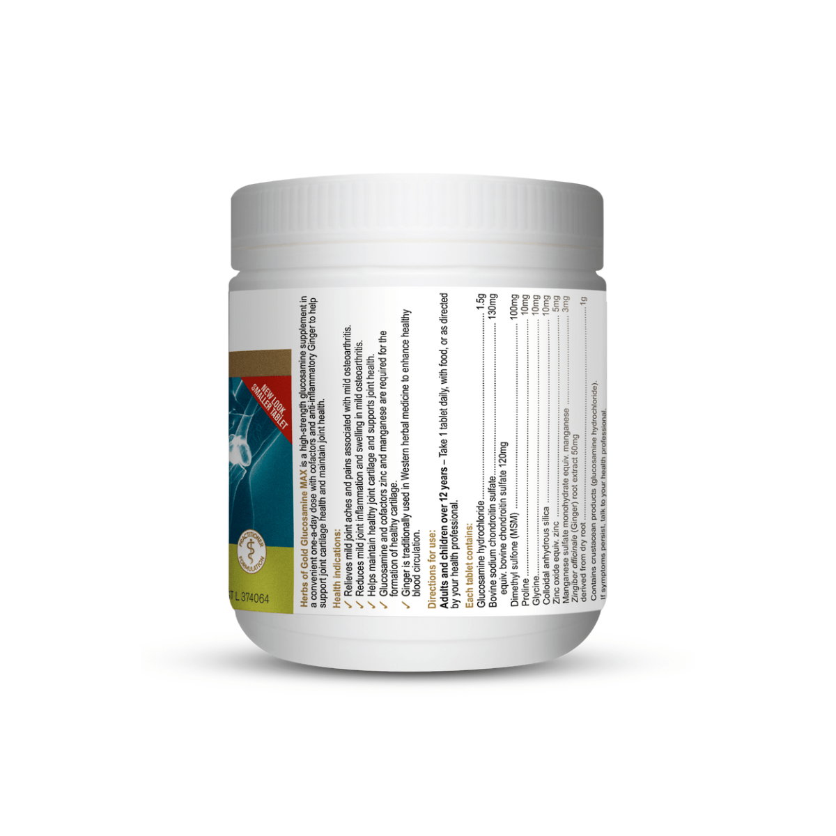 Herbs Of Gold Glucosamine mx 180 Capsules