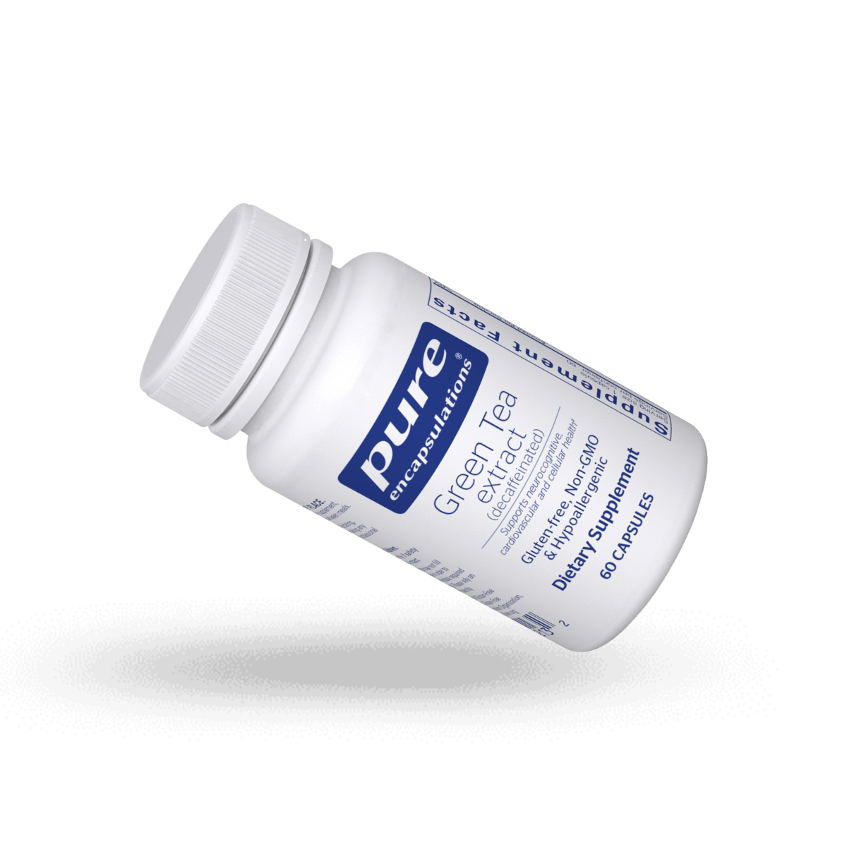 Pure Encapsulations Green Tea Extract (decaffeinated) 60 Capsules