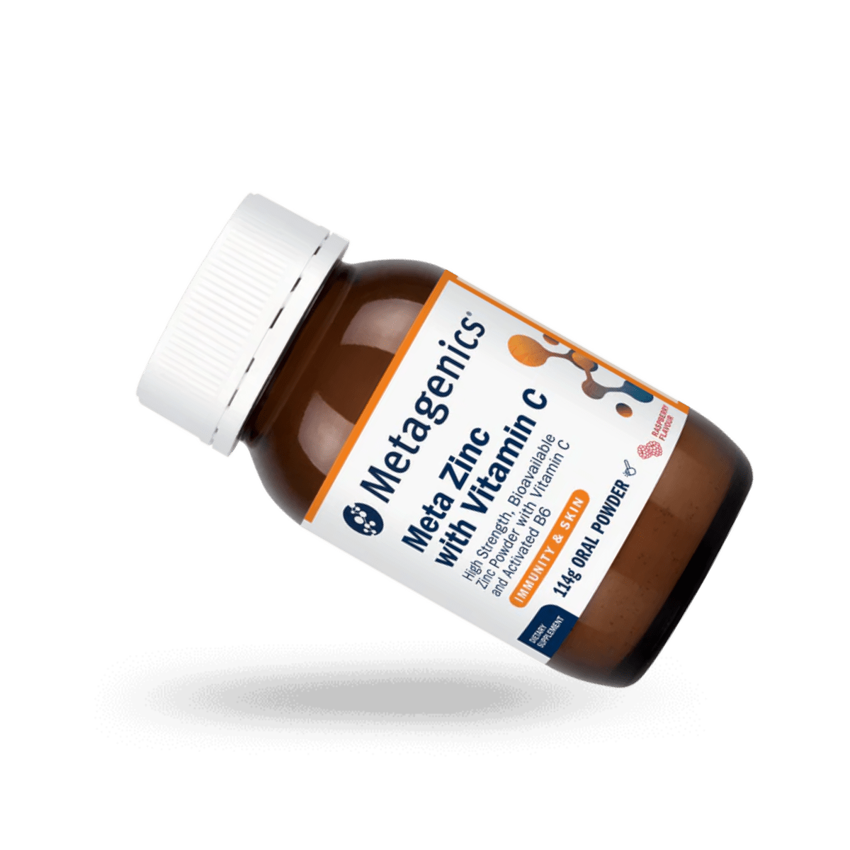 Metagenics Meta Zinc with Vitamin C Raspberry 114g