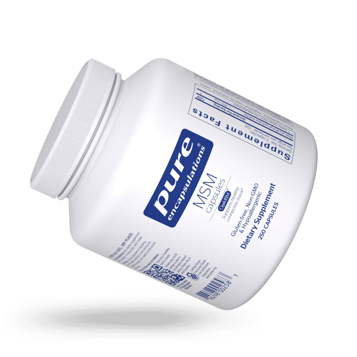 Pure Encapsulations MSM Capsules 250 Capsules