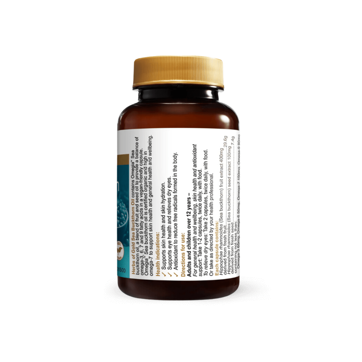 Herbs Of Gold Sea Buckthorn Oil 60 Capsules