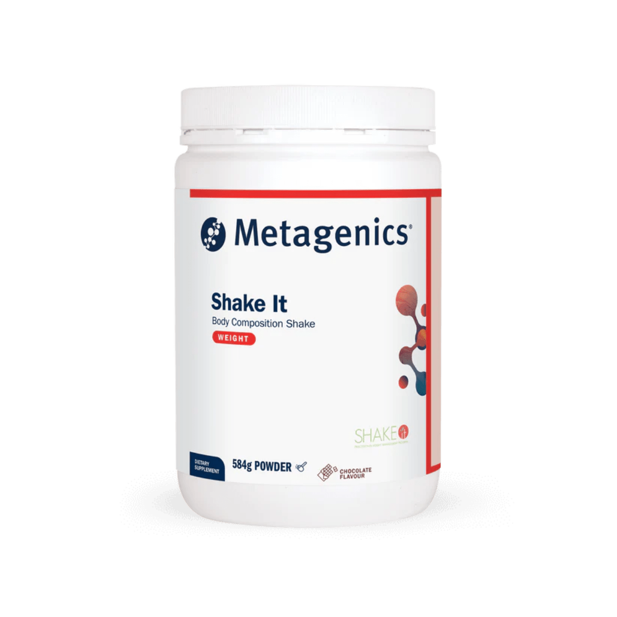 Metagenics Shake It Chocolate 584g