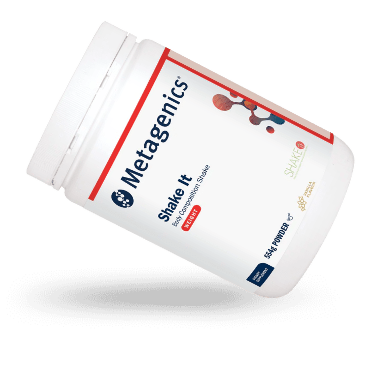 Metagenics Shake It Vanilla 554g Powder