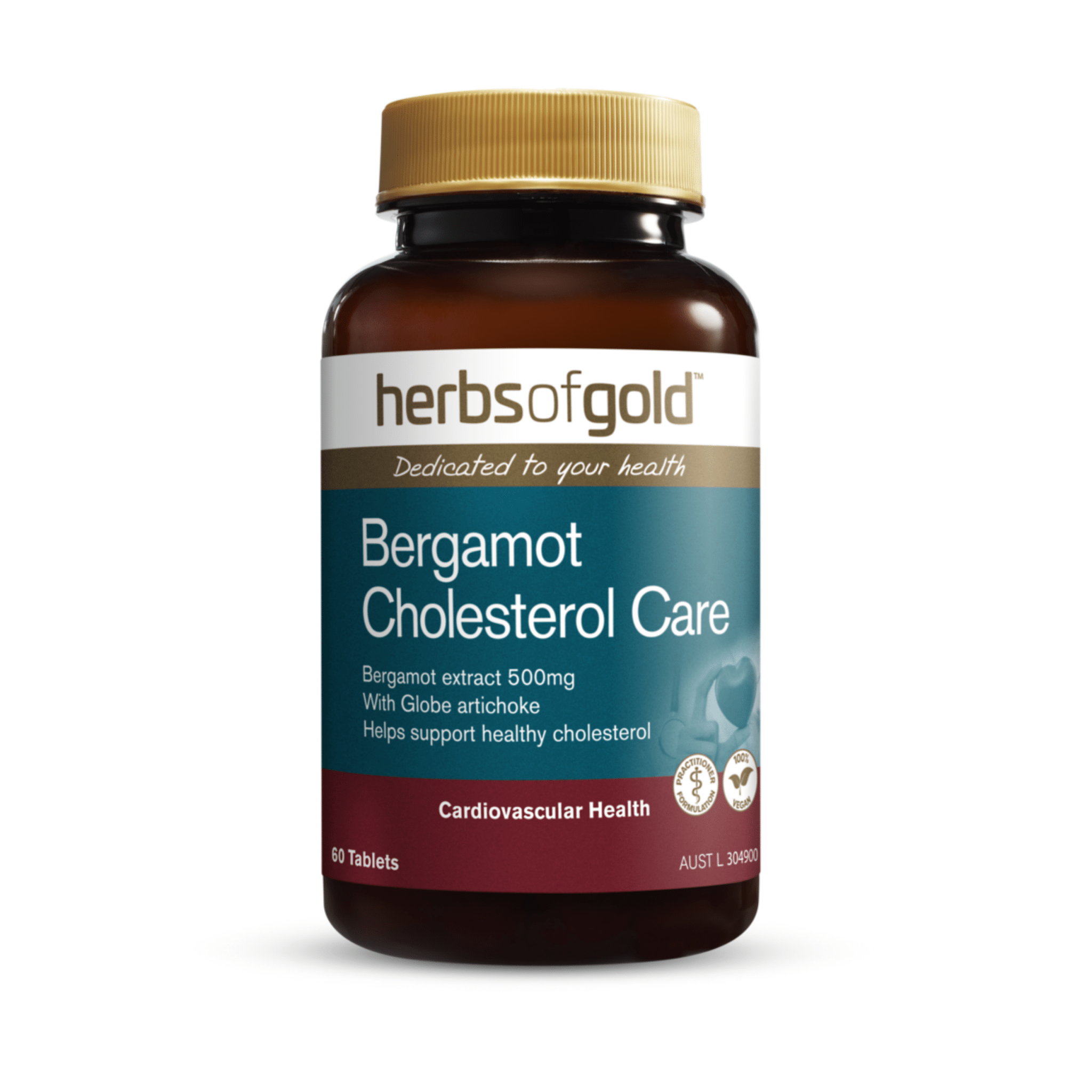 Herbs Of Gold Bergamot Cholesterol Care 60 Tablets