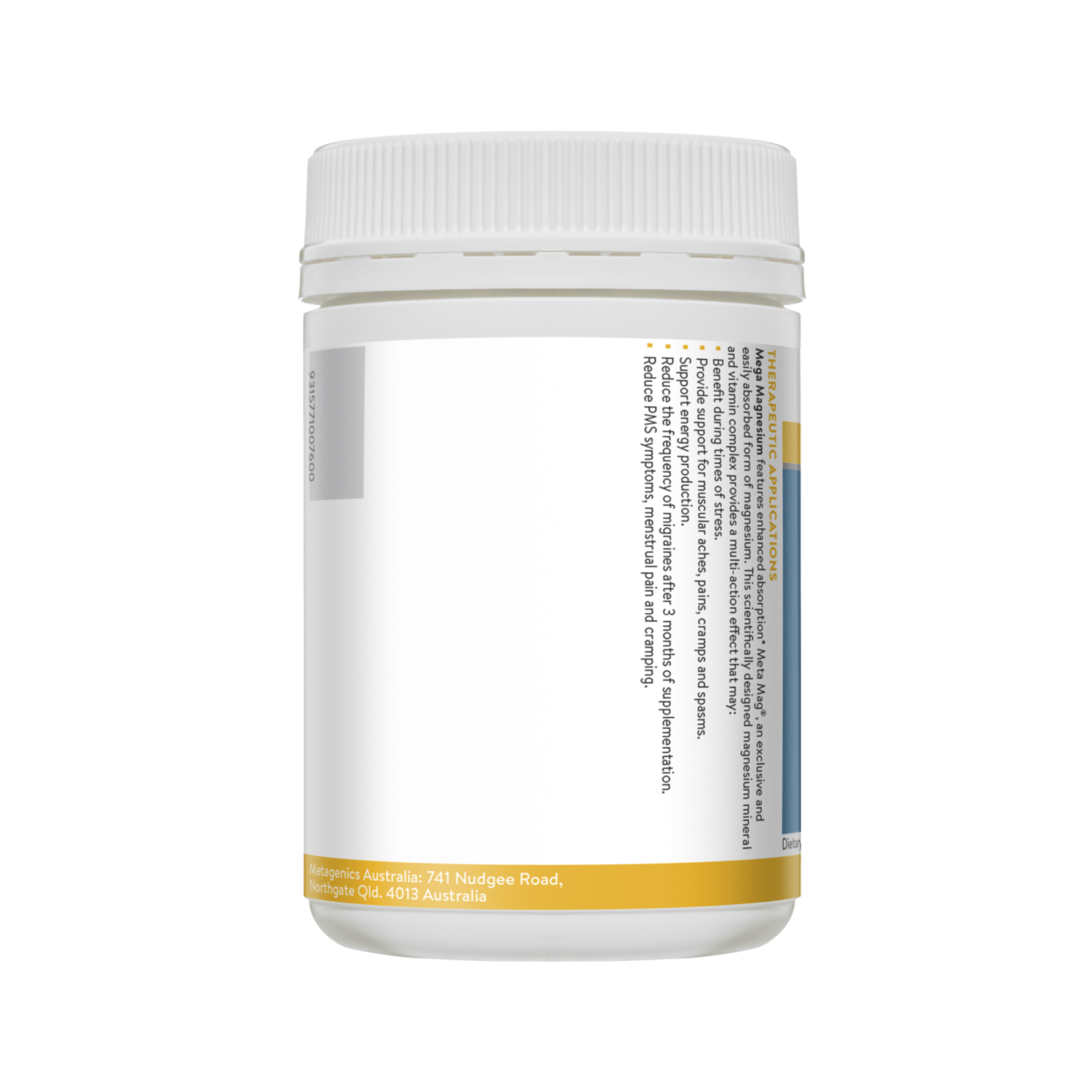 Ethical Nutrients Mega Magnesium 120 Tablets