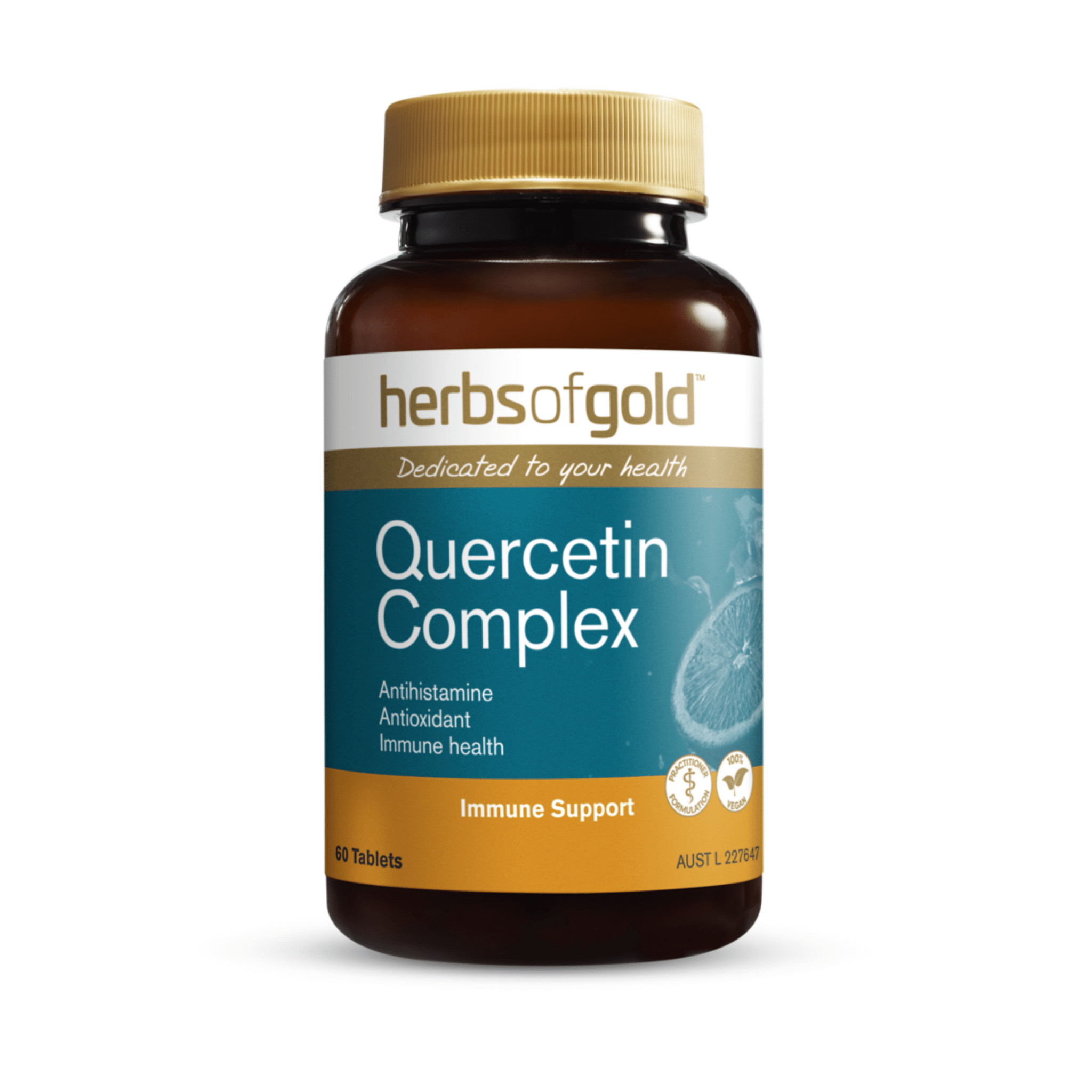Herbs Of Gold Quercetin Complex 60 Tablets