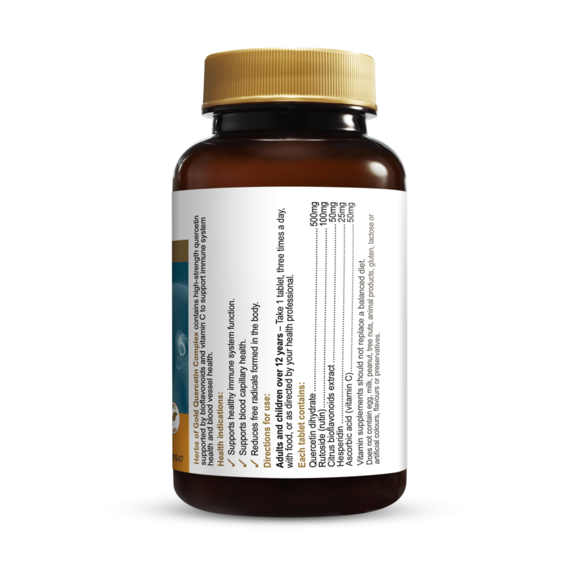 Herbs Of Gold Quercetin Complex 60 Tablets