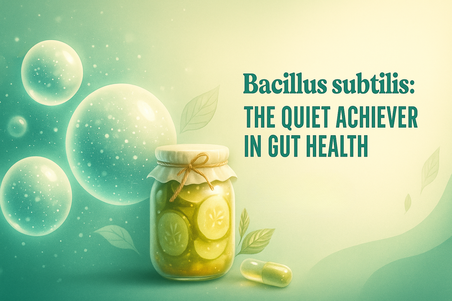 Bacillus subtilis: The Quiet Achiever in Gut Health