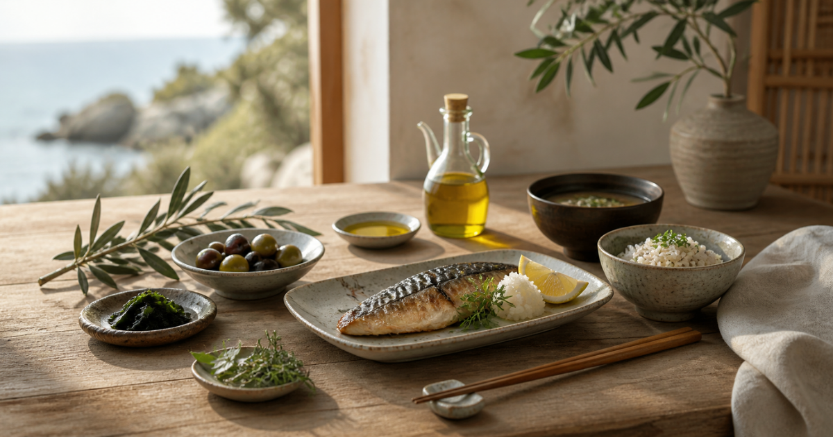 Mediterranean-Asian Eating for Everyday Wellness