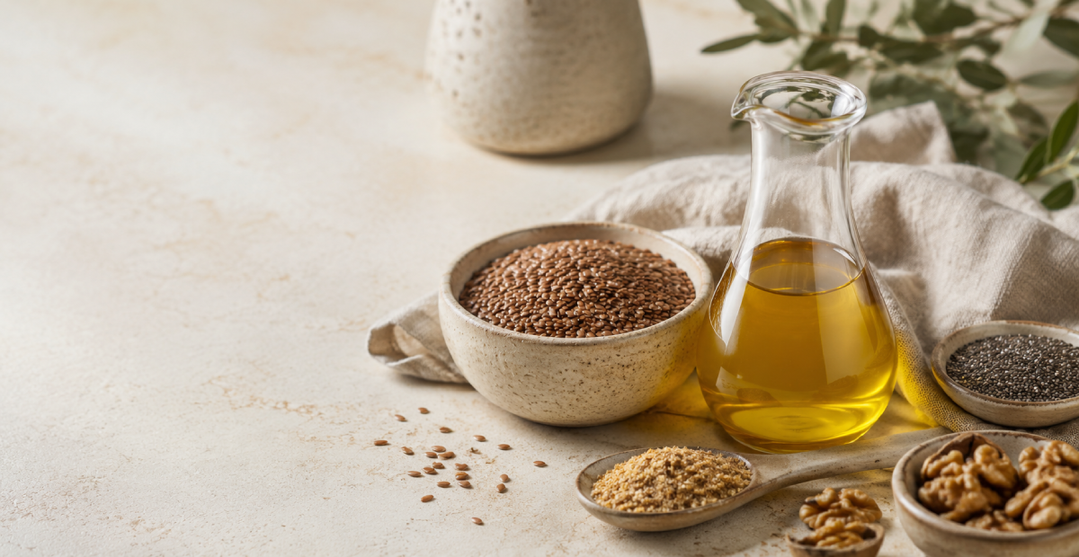 Omega-3 Flaxseed Oil: Vegan Health Essential