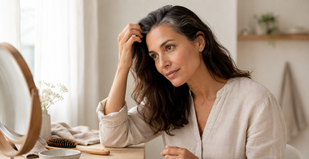 Premature Greying: Causes, Nutrients & Hair Support
