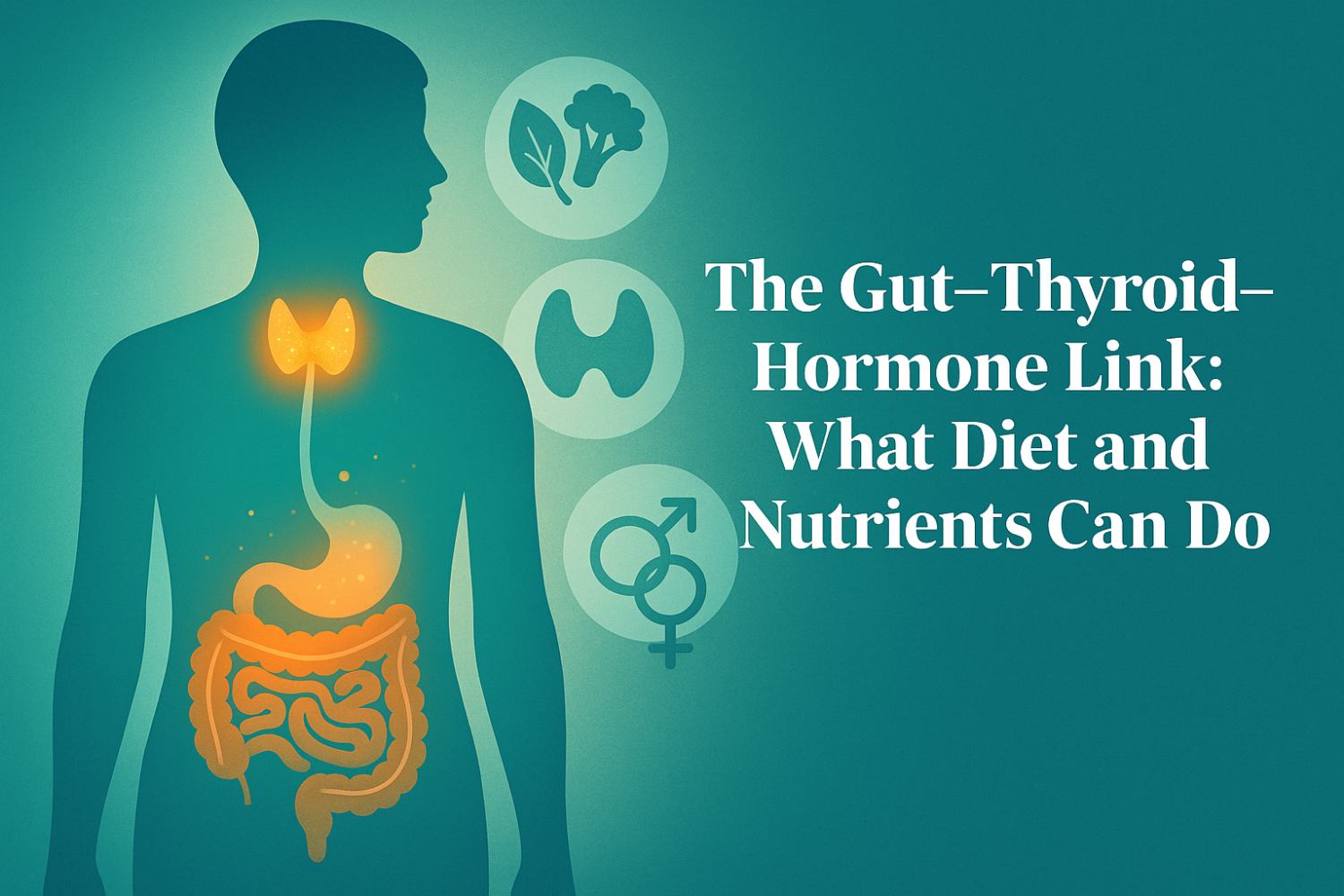 The Gut–Thyroid–Hormone Link: What Diet and Nutrients Can Do
