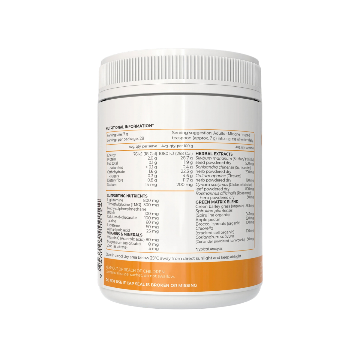 BioPractica Matrix Phase Detox Powder