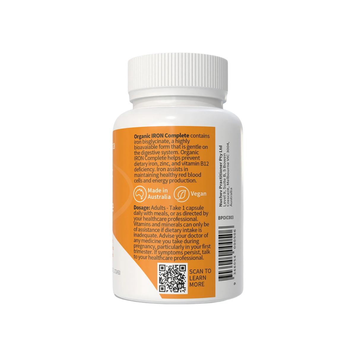 BioPractica Organic IRON Complete