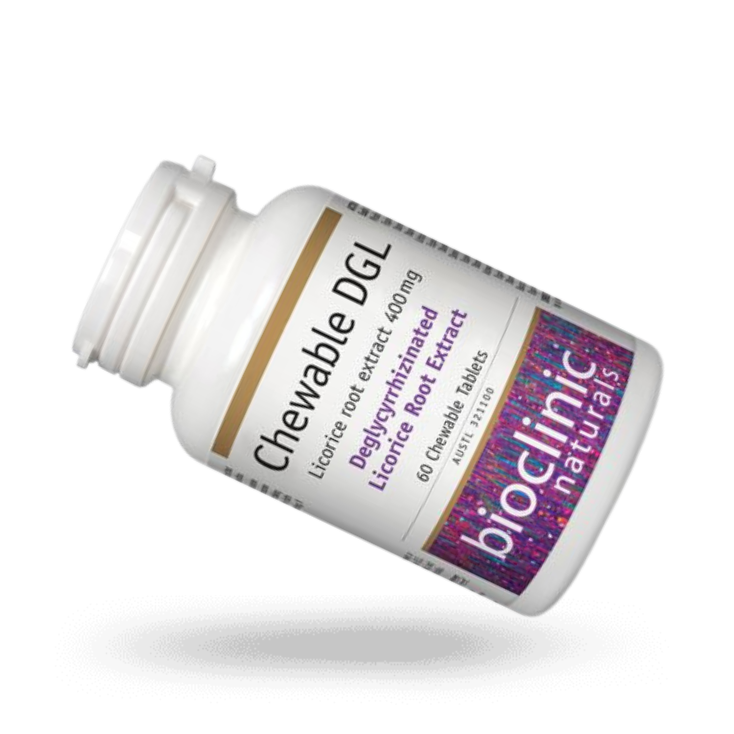 Bioclinic Naturals Chewable DGL 60ct